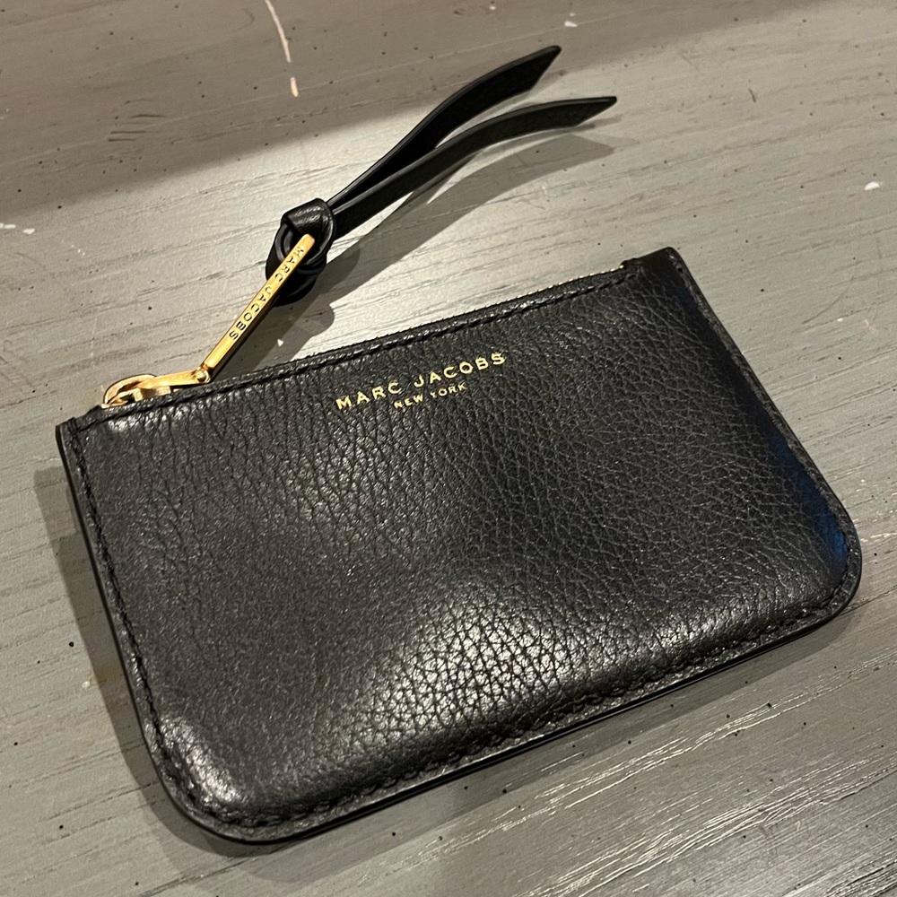 *SOLD* Marc Jacobs Black Coin Card Key Pouch Wallet - Picture 4 of 13